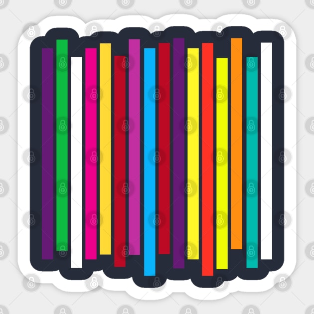 Colorful Stripes Sticker by machmigo